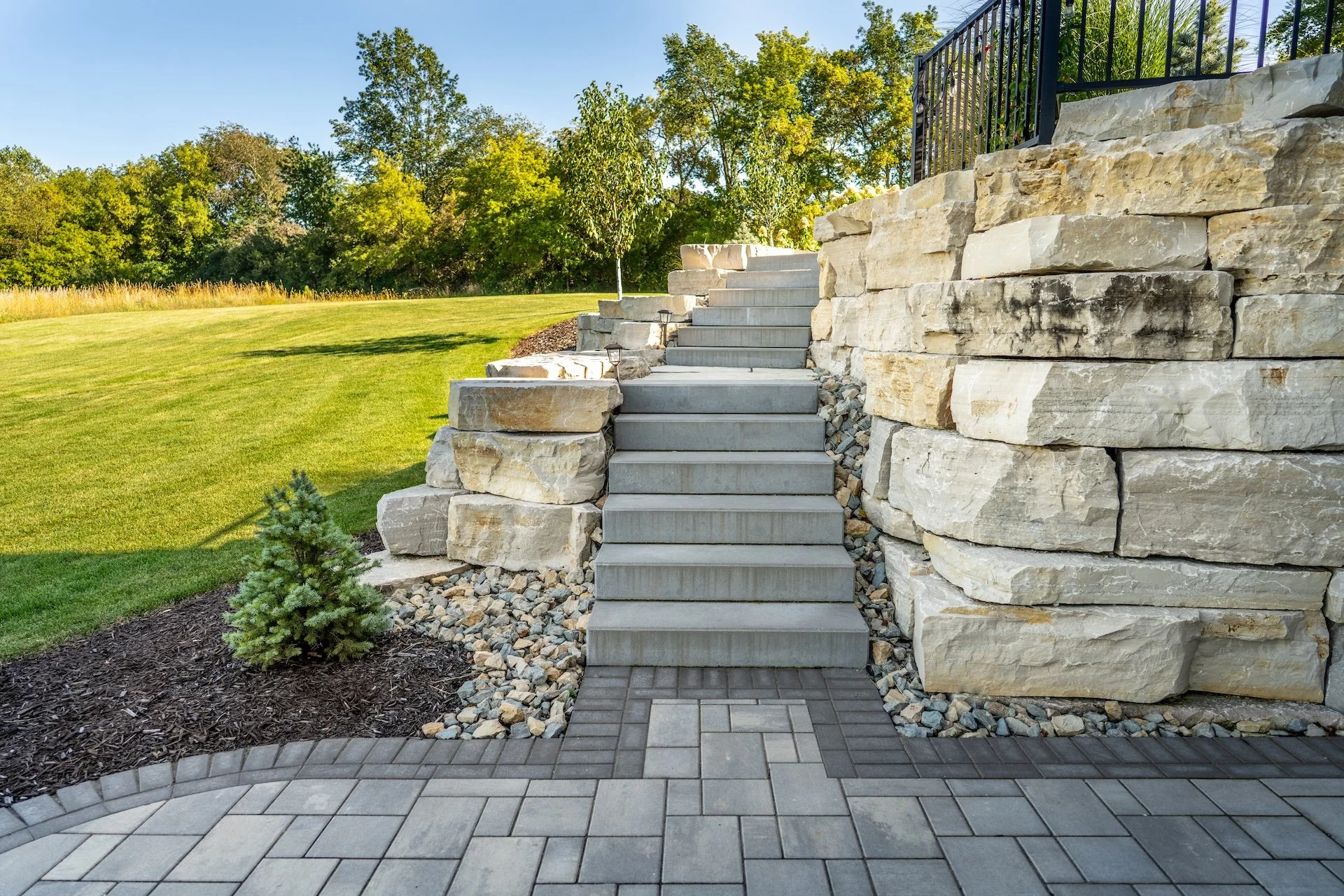 Outdoor Steps & Stairs in Goshen project 2