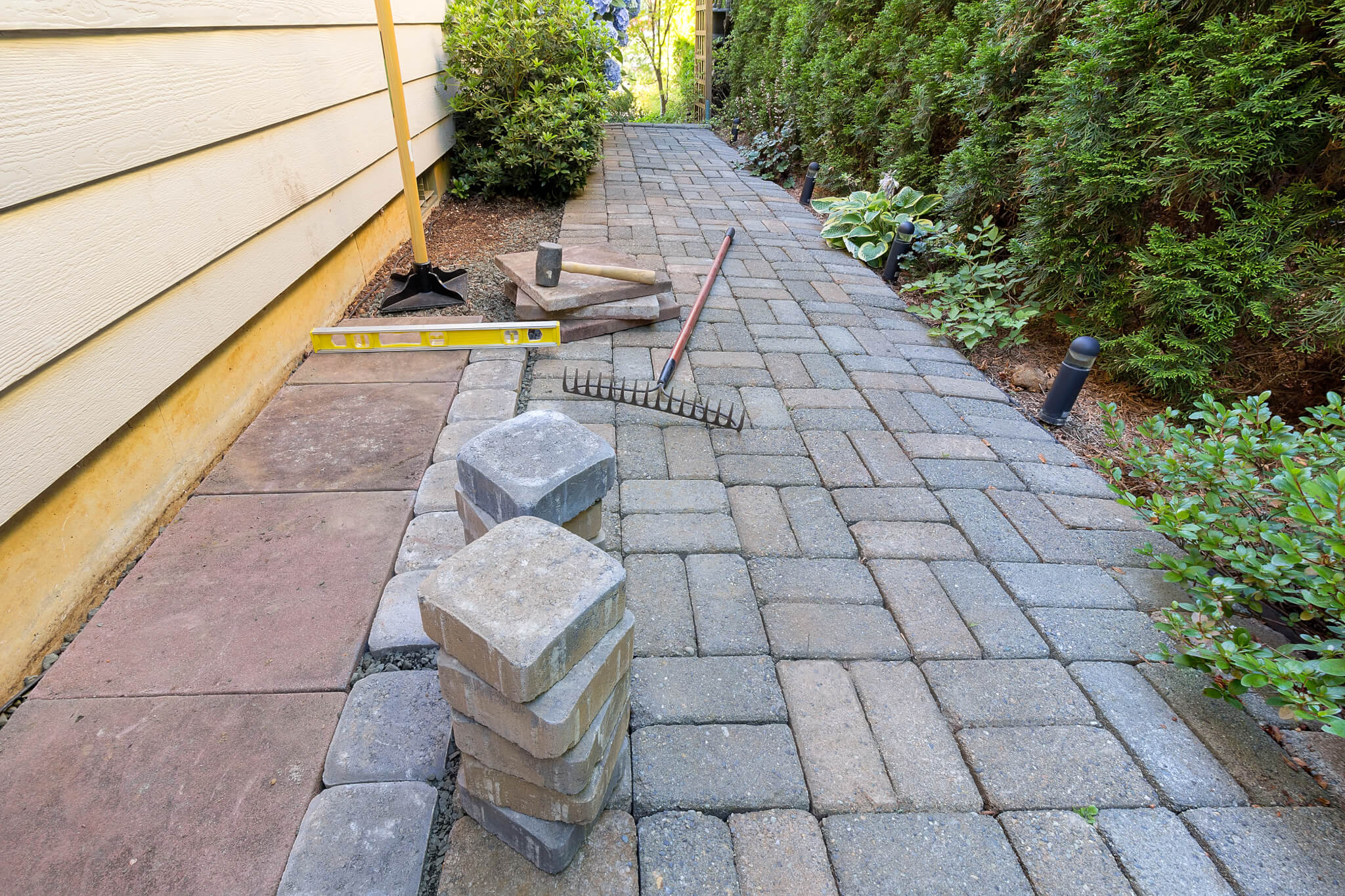 Hardscaping in Mishawaka project 2